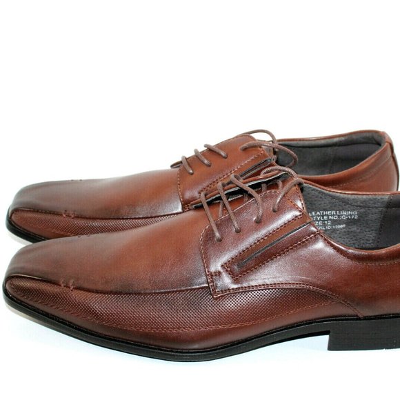 Bonafini Collection Men's Dress Shoes c-172 brown size 12 - Picture 7 of 12